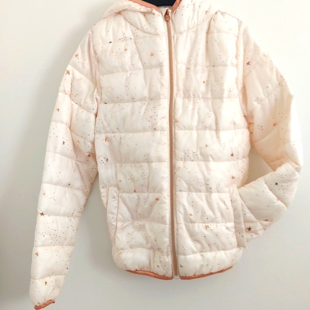 Girl light White Jacket Zeta - Size 10/12